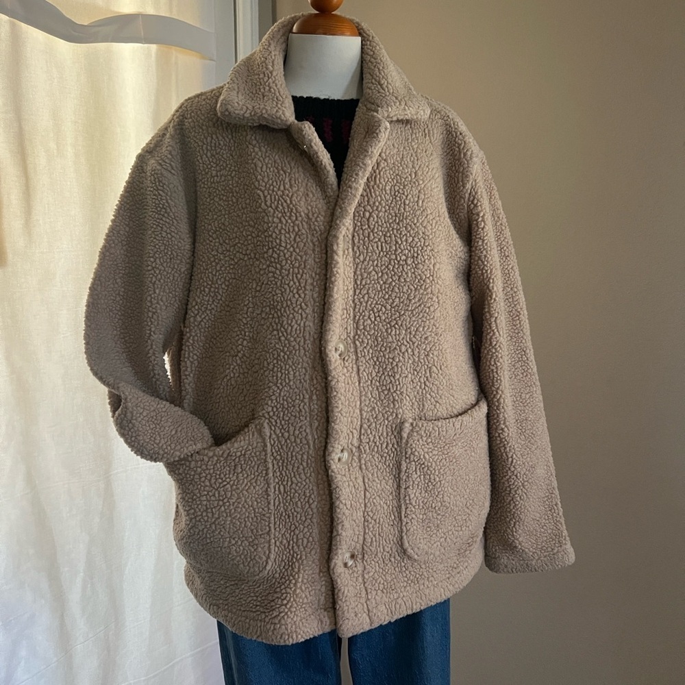 Urban Outfitters Botton Down Teddy Jacket - Picture 4 of 4